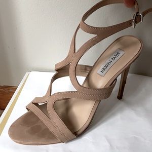 Steve Madden Strappy Nude Heels